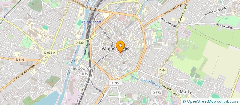 localisation de l'entreprise COME BACK  VALENCIENNES