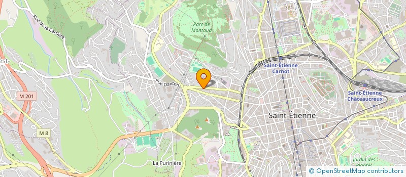 localisation de l'entreprise COME-BACK  SAINT-ETIENNE