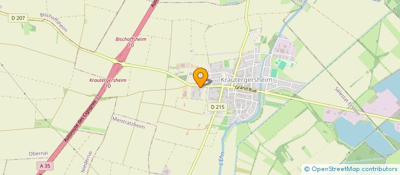 localisation de l'entreprise COME DA PAPA  KRAUTERGERSHEIM