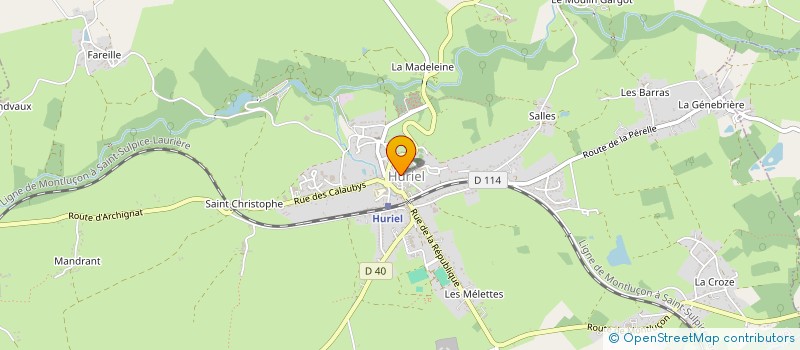 localisation de l'entreprise COME ET DAMIEN  HURIEL