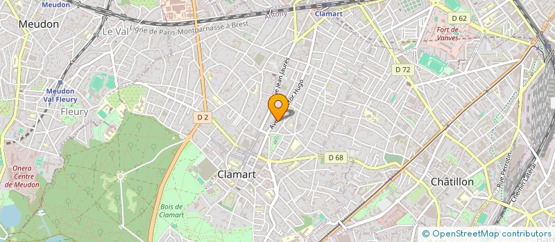 localisation de l'entreprise COME&GLOW à CLAMART