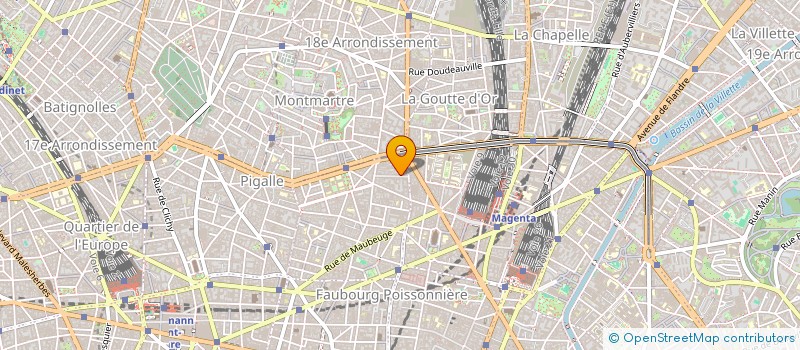 localisation de l'entreprise COME IN  PARIS