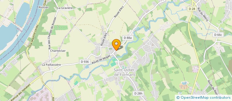localisation de l'entreprise COME IN  SAINT-DIDIER-DE-FORMANS