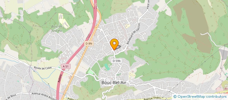 localisation de l'entreprise COME INVEST à BOUC-BEL-AIR