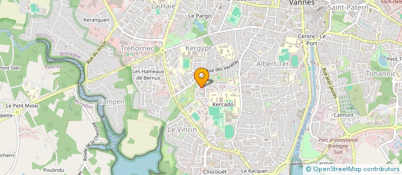 localisation de l'entreprise COME LN à VANNES