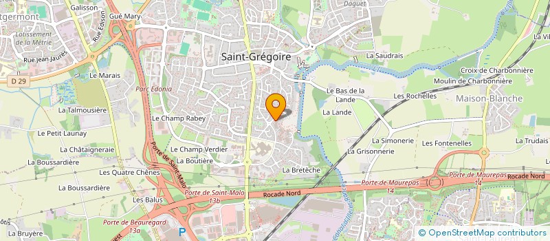 localisation de l'entreprise COME ON MUSIC  SAINT-GREGOIRE