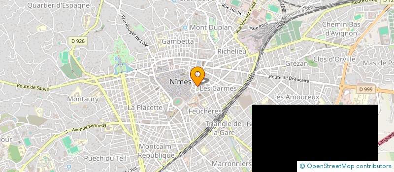 localisation de l'entreprise COME ON PEOPLE  NIMES