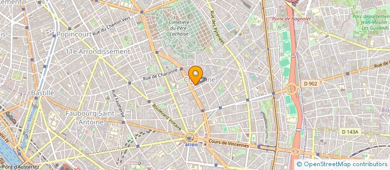 localisation de l'entreprise COME PRIMA  PARIS