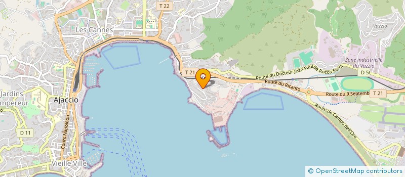 localisation de l'entreprise COME PRIMA à AJACCIO