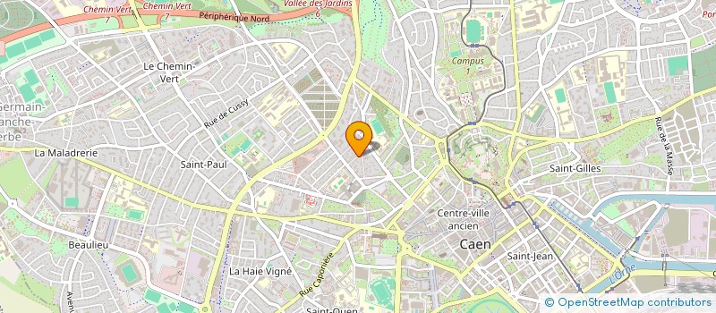 localisation de l'entreprise COME UNITY à CAEN