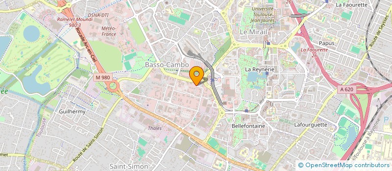 localisation de l'entreprise COME2CI à TOULOUSE