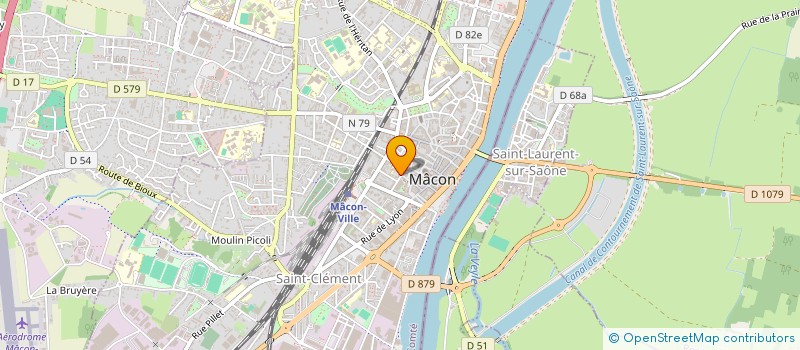 localisation de l'entreprise COMEBA COORDI METR BATIMENT  MACON