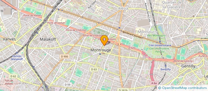 localisation de l'entreprise COMEBACKTV  LE CHESNAY-ROCQUENCOURT