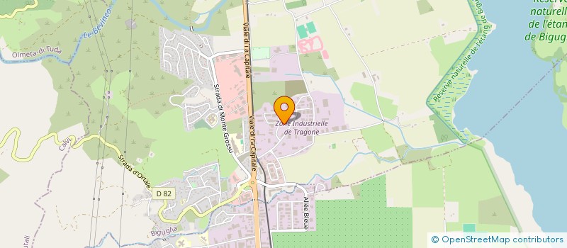 localisation de l'entreprise COMEC  BIGUGLIA