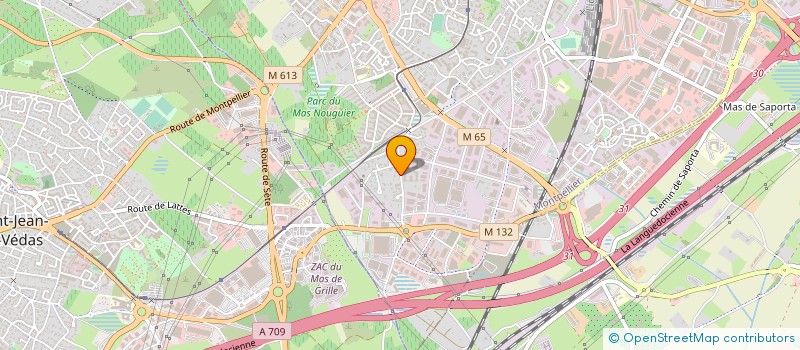 localisation de l'entreprise COMECA INVESTISSEMENT à MONTPELLIER