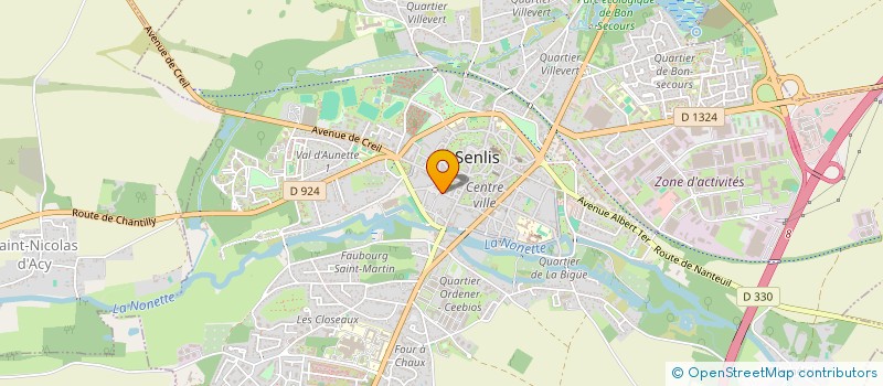 localisation de l'entreprise COMECI à SENLIS