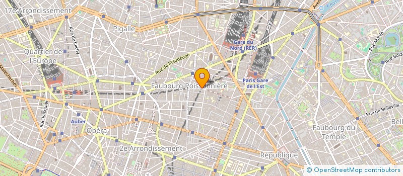 localisation de l'entreprise COMED à PARIS