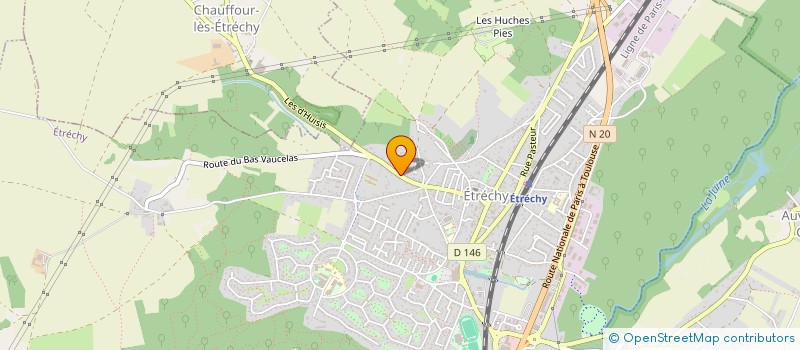 localisation de l'entreprise COMEDEGAS  ETRECHY