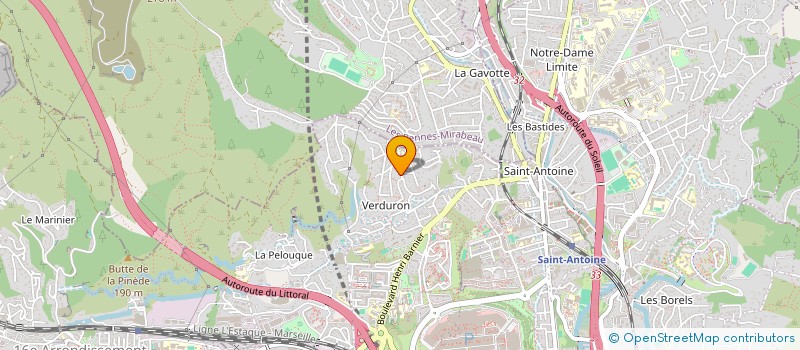 localisation de l'entreprise COMEDEX à MARSEILLE