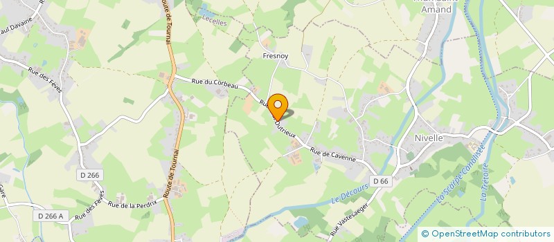 localisation de l'entreprise COMEDI'ART  NIVELLE