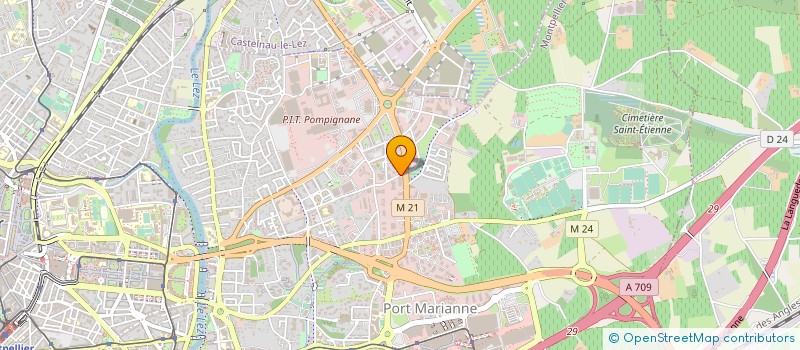 localisation de l'entreprise COMEDIA à MONTPELLIER