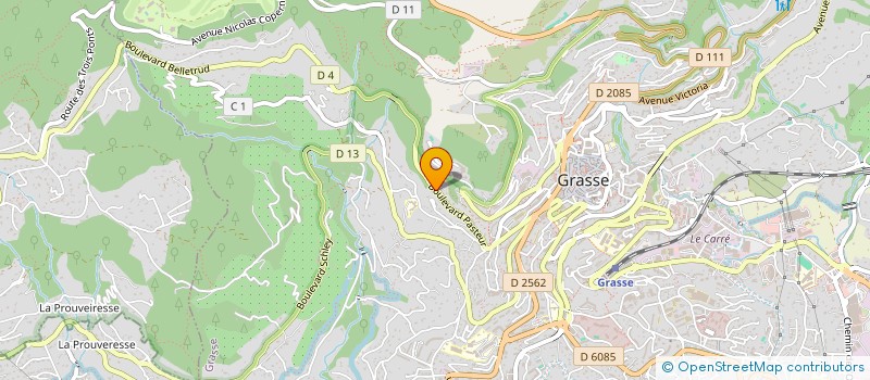 localisation de l'entreprise COMEDIA à GRASSE