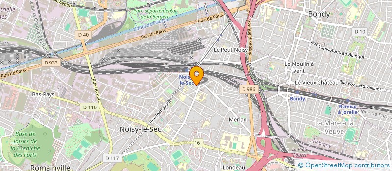 localisation de l'entreprise COMEDIA à NOISY-LE-SEC