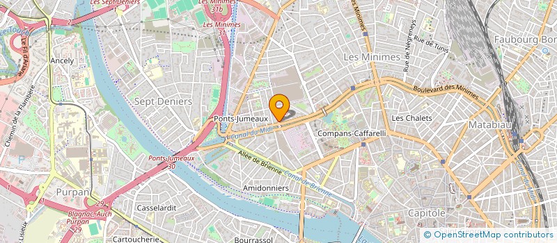 localisation de l'entreprise COMEDIA DELL ARTE à TOULOUSE