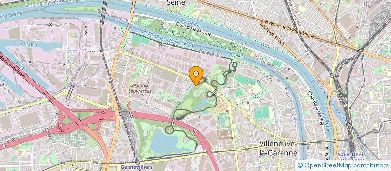 localisation de l'entreprise COMEDIA DES VAGABONDA  VILLENEUVE-LA-GARENNE