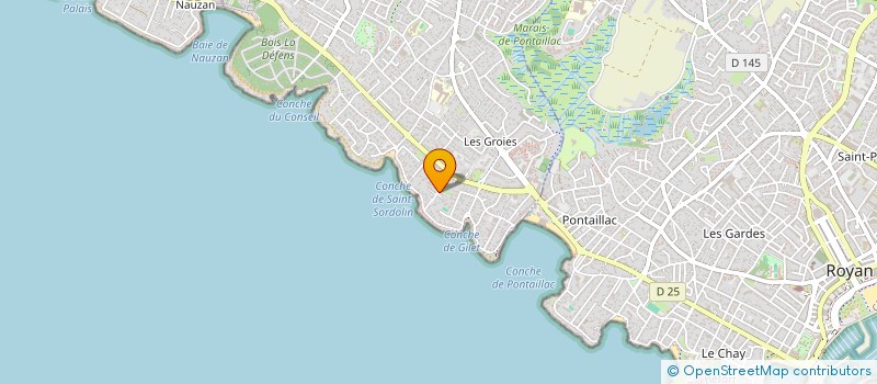 localisation de l'entreprise COMEDIART  VAUX-SUR-MER