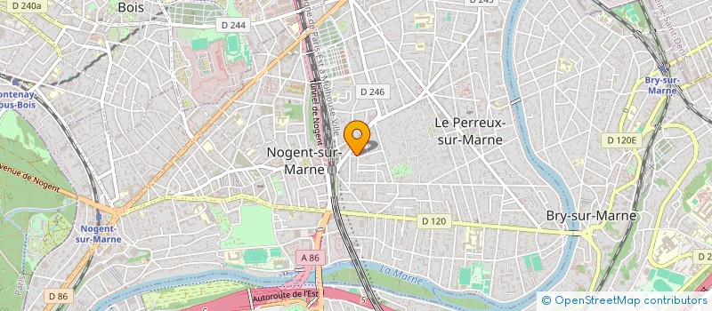 localisation de l'entreprise COMEDIE  LE PERREUX-SUR-MARNE