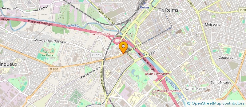 localisation de l'entreprise COMEDIE BARBERSHOP  REIMS