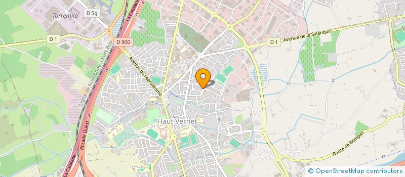 localisation de l'entreprise COMEDIE CATALANE  PERPIGNAN