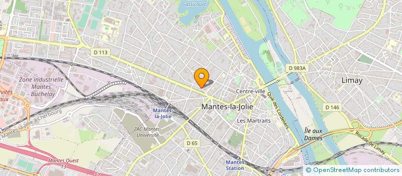localisation de l'entreprise COMEDIE DE MANTES à MANTES-LA-JOLIE