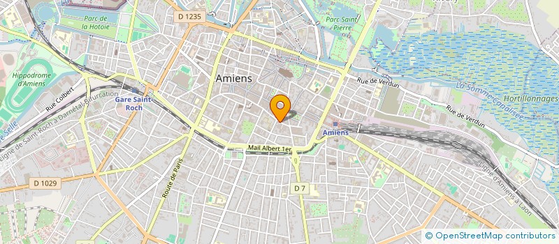 localisation de l'entreprise COMEDIE DE PICARDIE  AMIENS