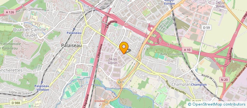 localisation de l'entreprise COMEDIE DES ONDES à PALAISEAU