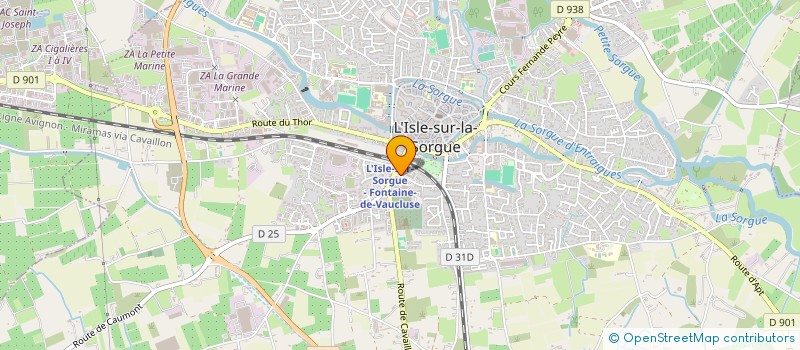 localisation de l'entreprise COMEDIE DU SUD à L'ISLE-SUR-LA-SORGUE