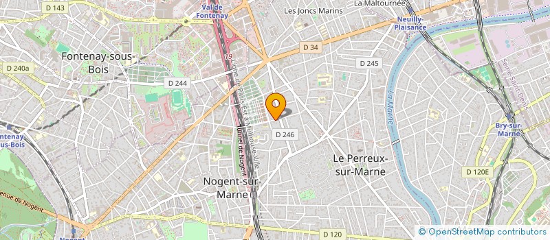 localisation de l'entreprise COMEDIE STUDIO  LE PERREUX-SUR-MARNE