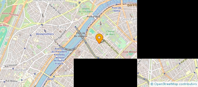 localisation de l'entreprise COMEDIE TOUR EIFFEL  PARIS