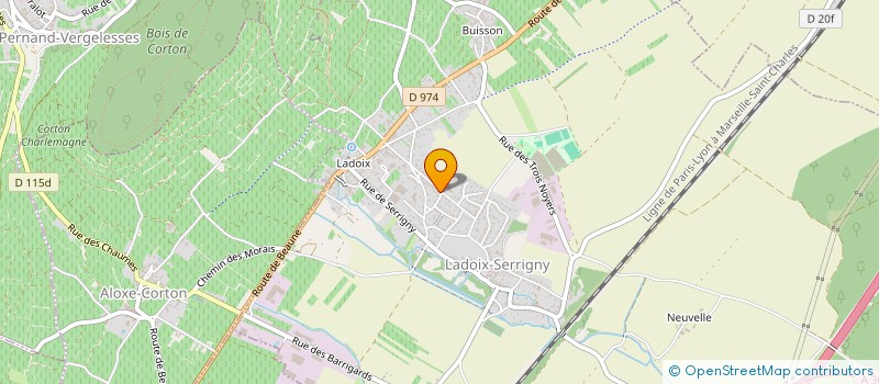 localisation de l'entreprise COMEDIONS  LADOIX-SERRIGNY