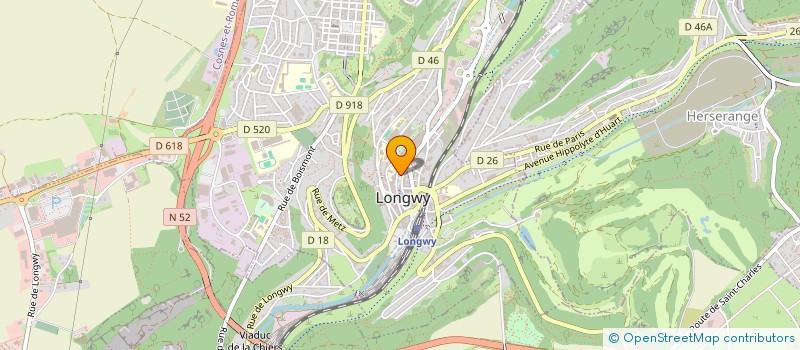 localisation de l'entreprise COMEDIS LORRAINE à LONGWY