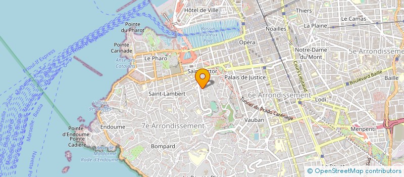 localisation de l'entreprise COMEDITO à MARSEILLE