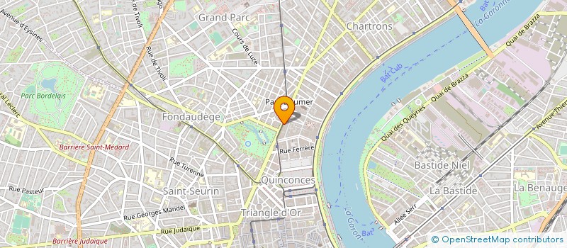 localisation de l'entreprise COMEEN à BORDEAUX