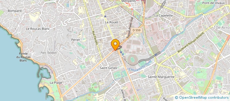 localisation de l'entreprise COMEFI à MARSEILLE