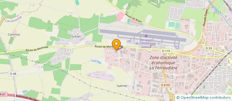 localisation de l'entreprise COMELEC à CARCASSONNE
