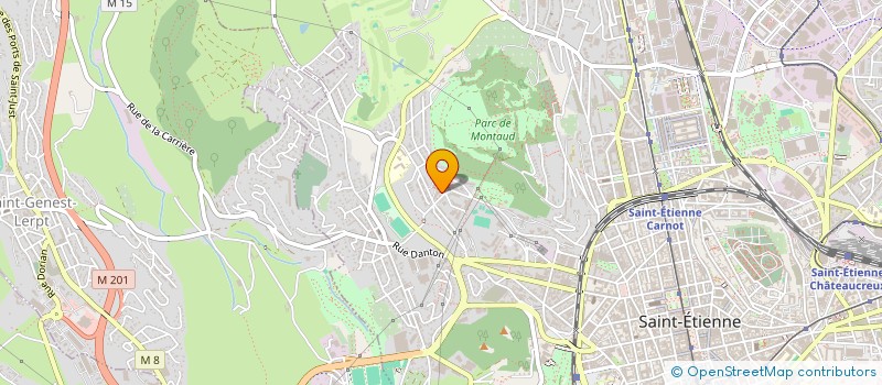 localisation de l'entreprise COMELEC à SAINT-ETIENNE