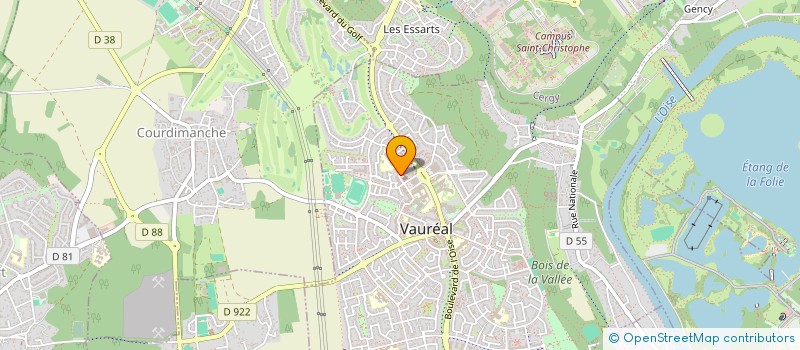 localisation de l'entreprise COMELEC à VAUREAL