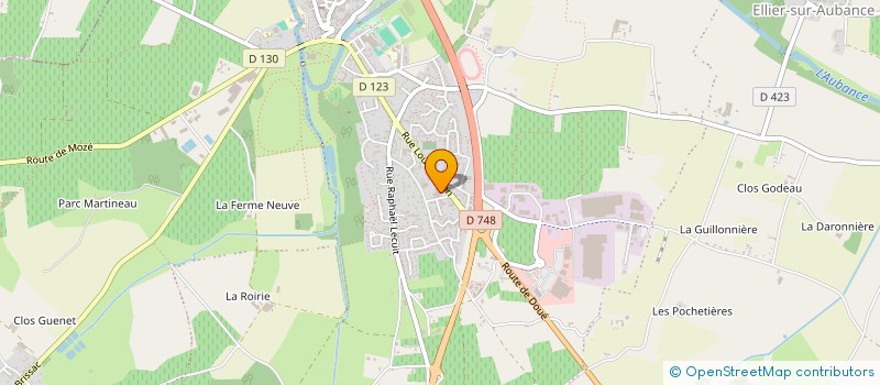 localisation de l'entreprise COMELEC-ANJOU à BRISSAC LOIRE AUBANCE