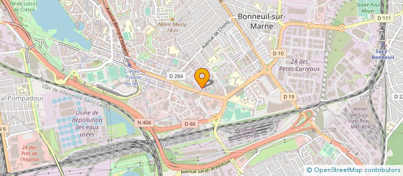 localisation de l'entreprise COMELIT FRANCE à CRETEIL