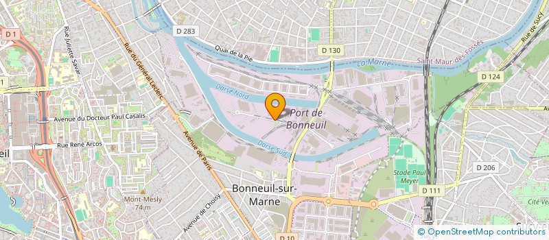 localisation de l'entreprise COMELLI.COM  BONNEUIL-SUR-MARNE